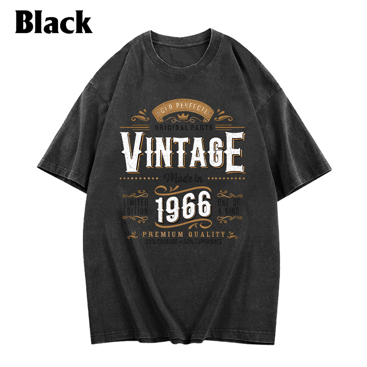 Birthday Gift - Personalized Birthday Washed T-Shirt