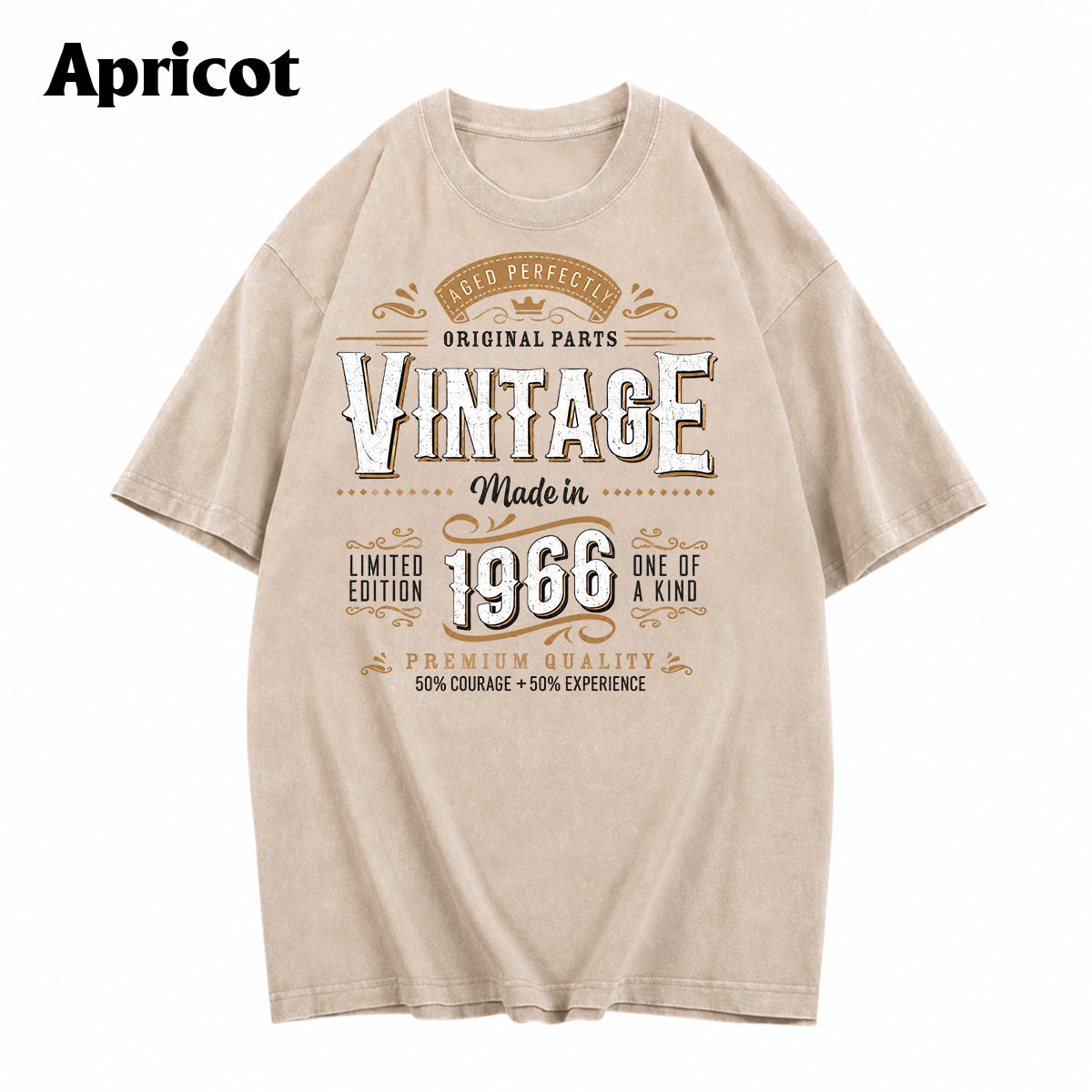 Birthday Gift - Personalized Birthday Washed T-Shirt