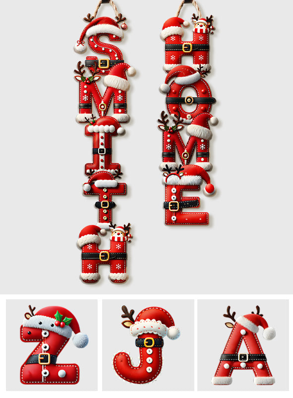 Welcome Home - Personalized Family Custom Shaped Wood Sign