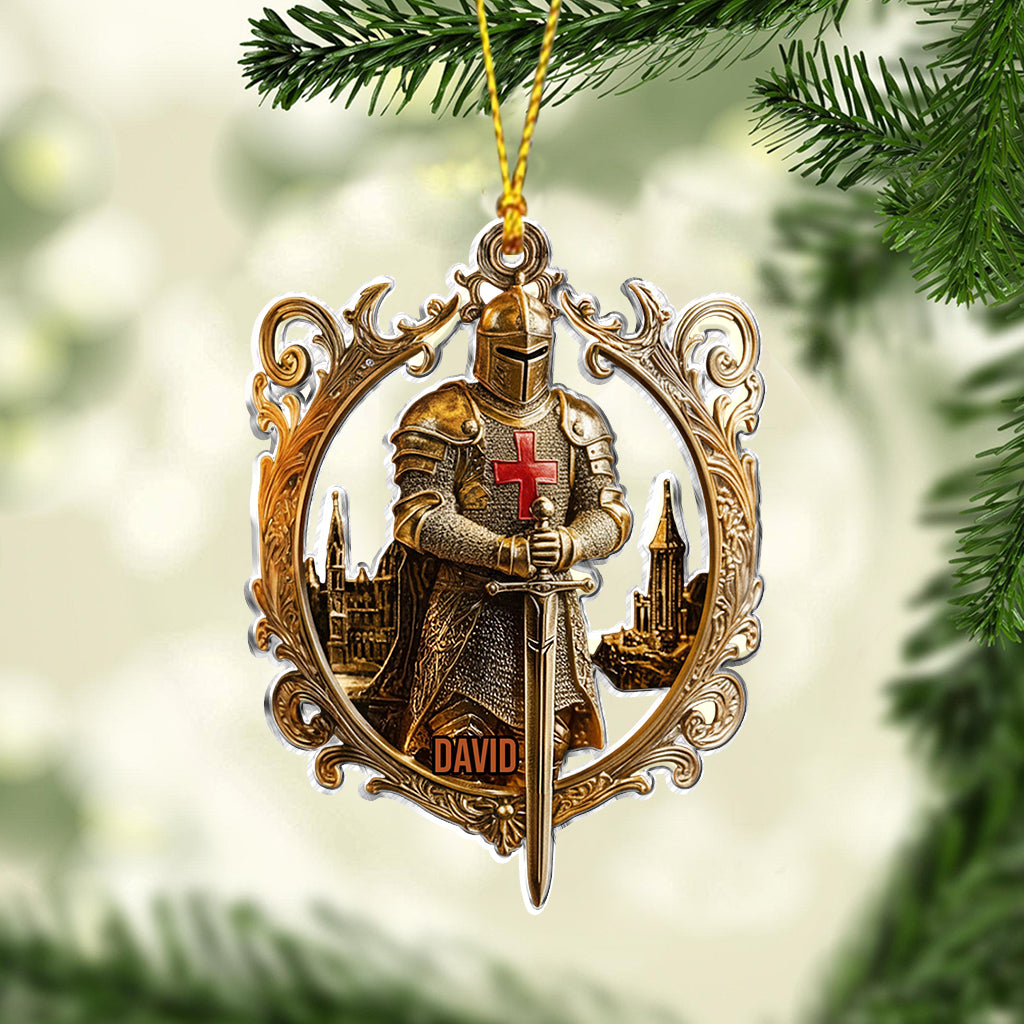 Knight Of God - Personalized Christian Ornament