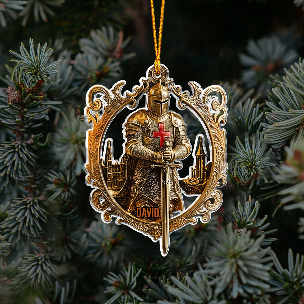 Knight Of God - Personalized Christian Ornament
