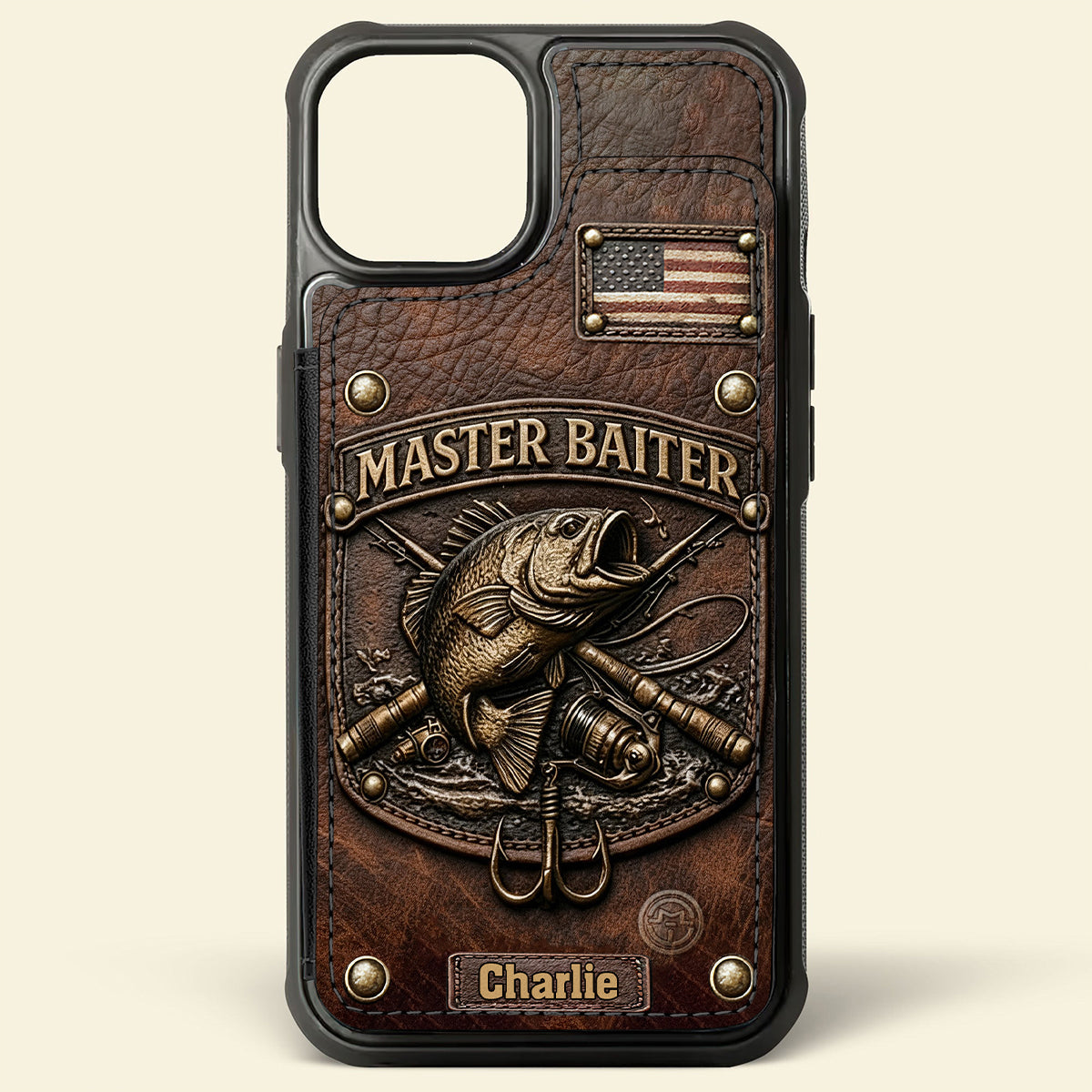 Master Baiter - Personalized Fishing Fully Printed Wallet Phone Case