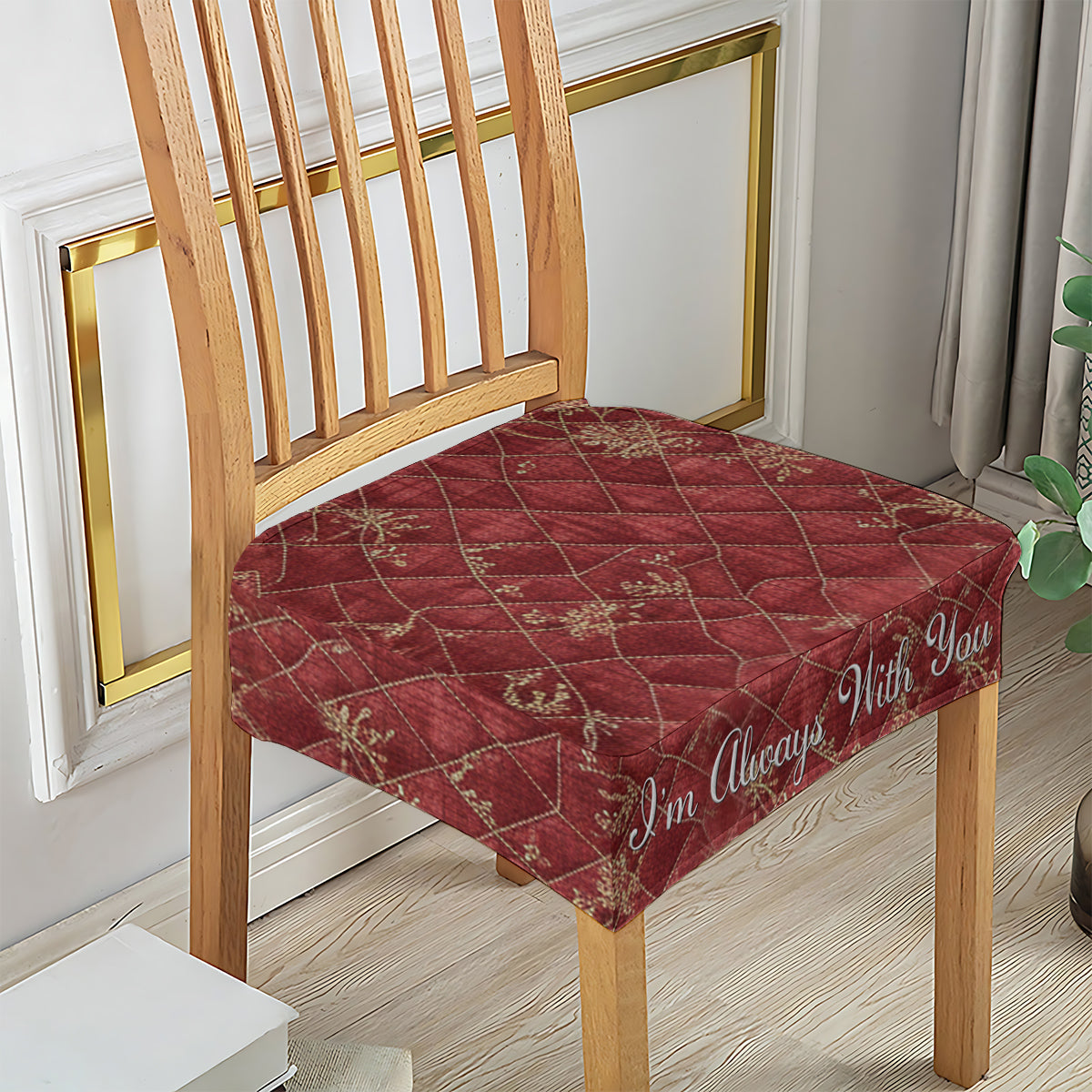 Cardinals I'm Always With You - Personalized Memorial Chair Cover Set