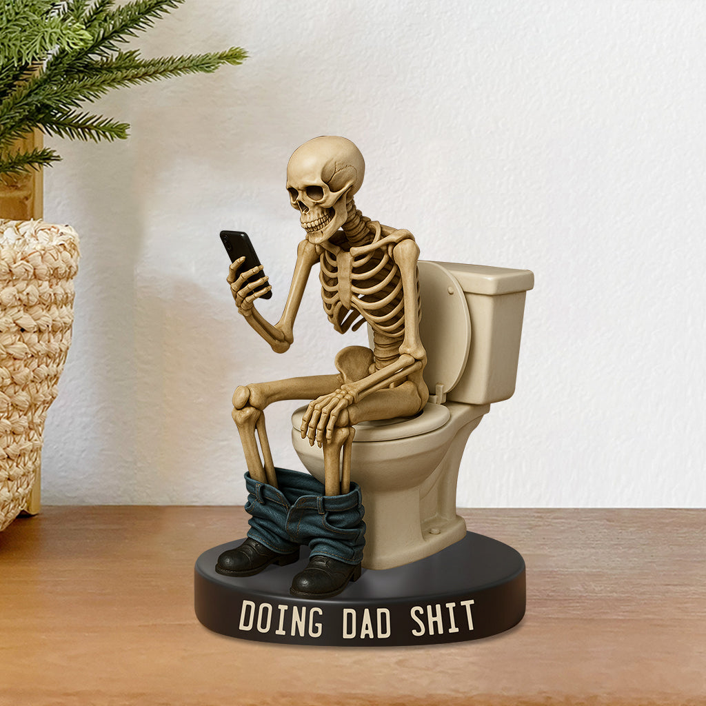 Doing Dad Thing - Personalized Father Custom Shaped Acrylic Plaque