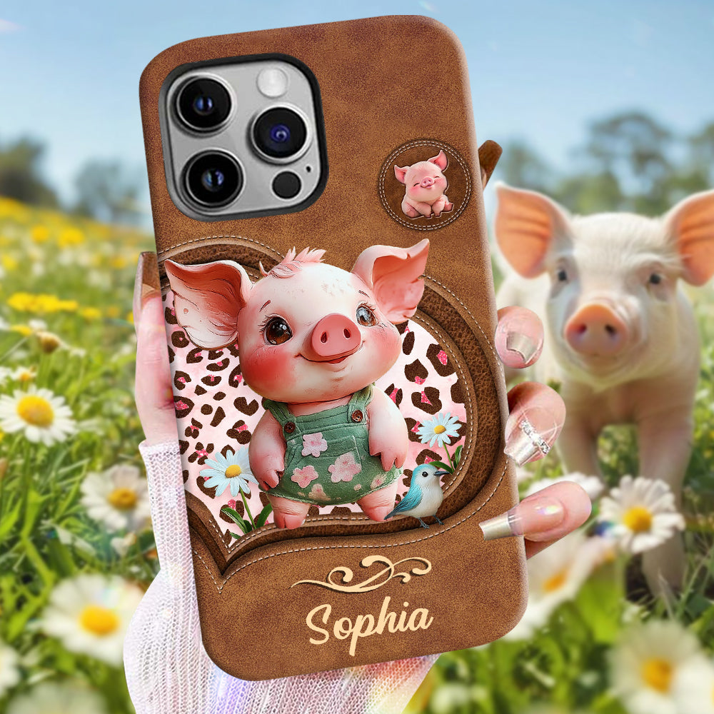 Cute Pig - Personalized Pig Lover Full Print Phone Case