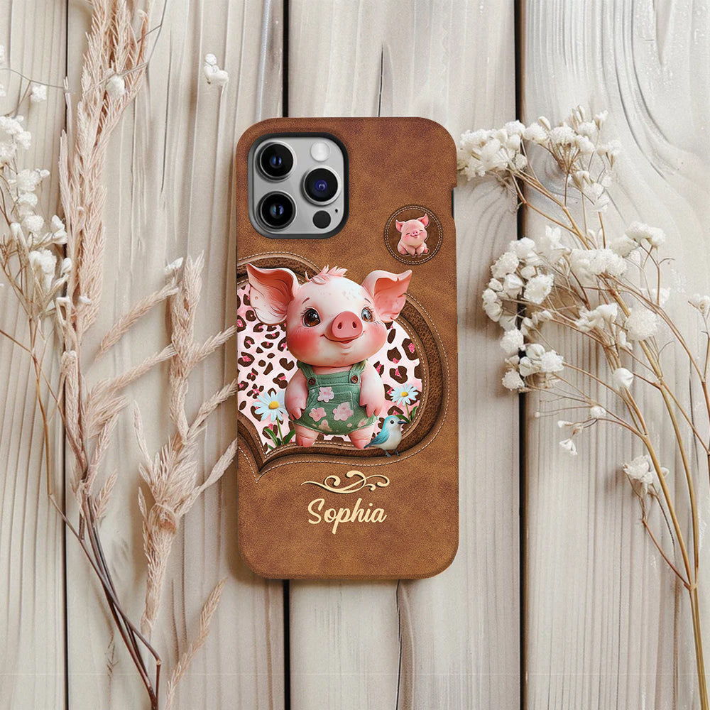 Cute Pig - Personalized Pig Lover Full Print Phone Case
