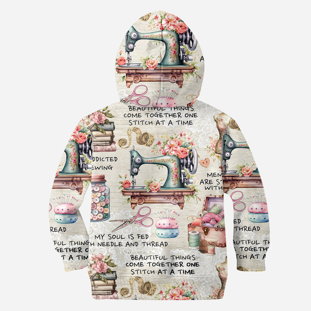 Sew Addicted To Sewing - Personalized Sewing All Over Shirt