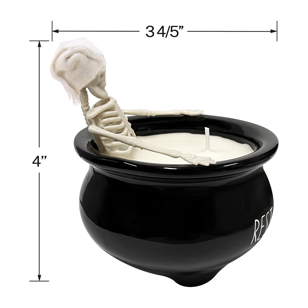 Rest Your Bones Skeleton Candle