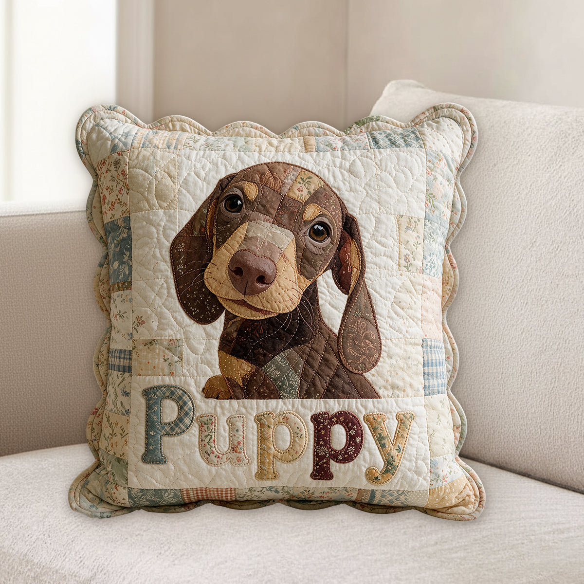 I Love My Dog, My Cat - Personalized Dog Premium Faux Fur Pillow