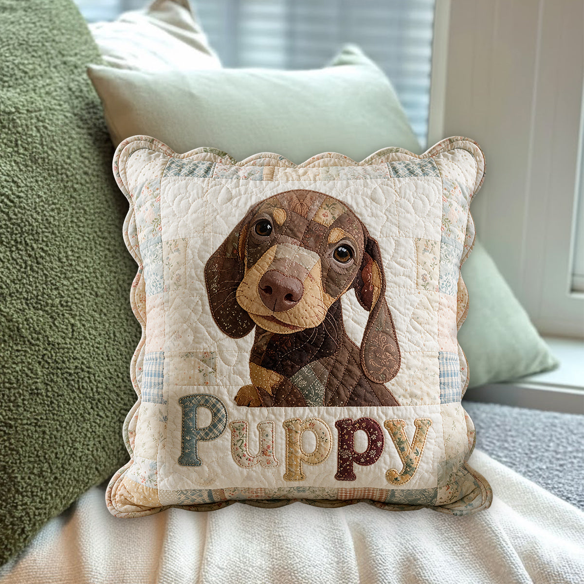 I Love My Dog, My Cat - Personalized Dog Premium Faux Fur Pillow
