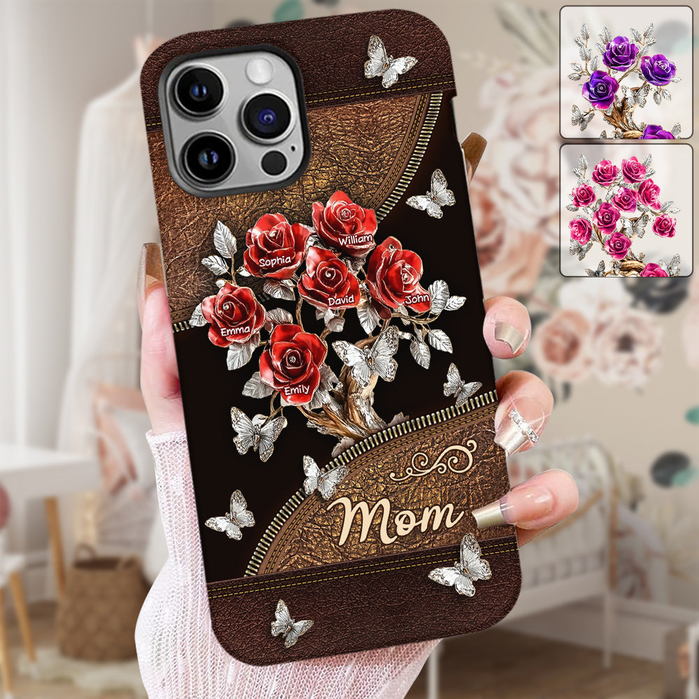 Beautiful Roses Gift For Mom, Grandma,... - Personalized Mother Full Print Phone Case