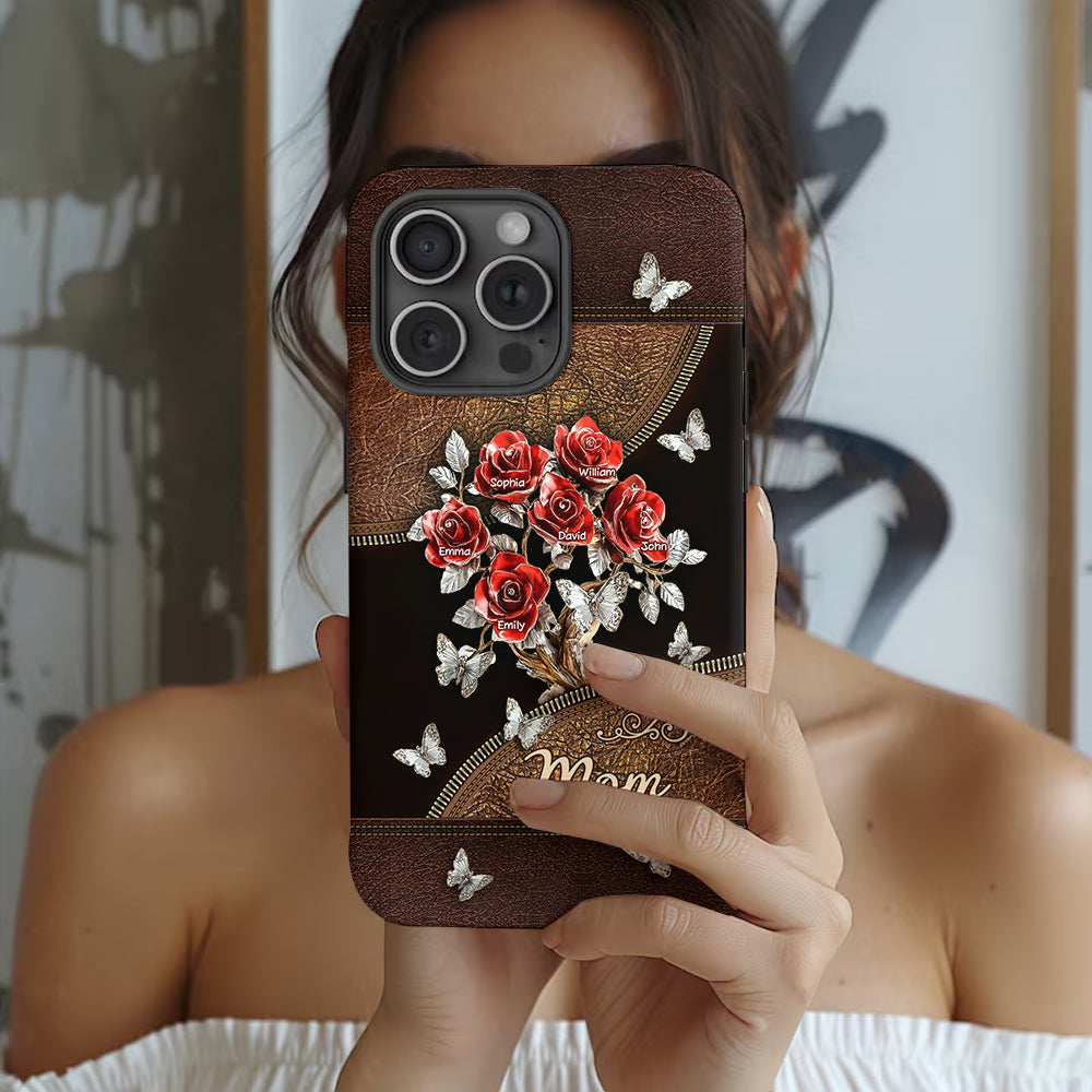 Beautiful Roses Gift For Mom, Grandma,... - Personalized Mother Full Print Phone Case