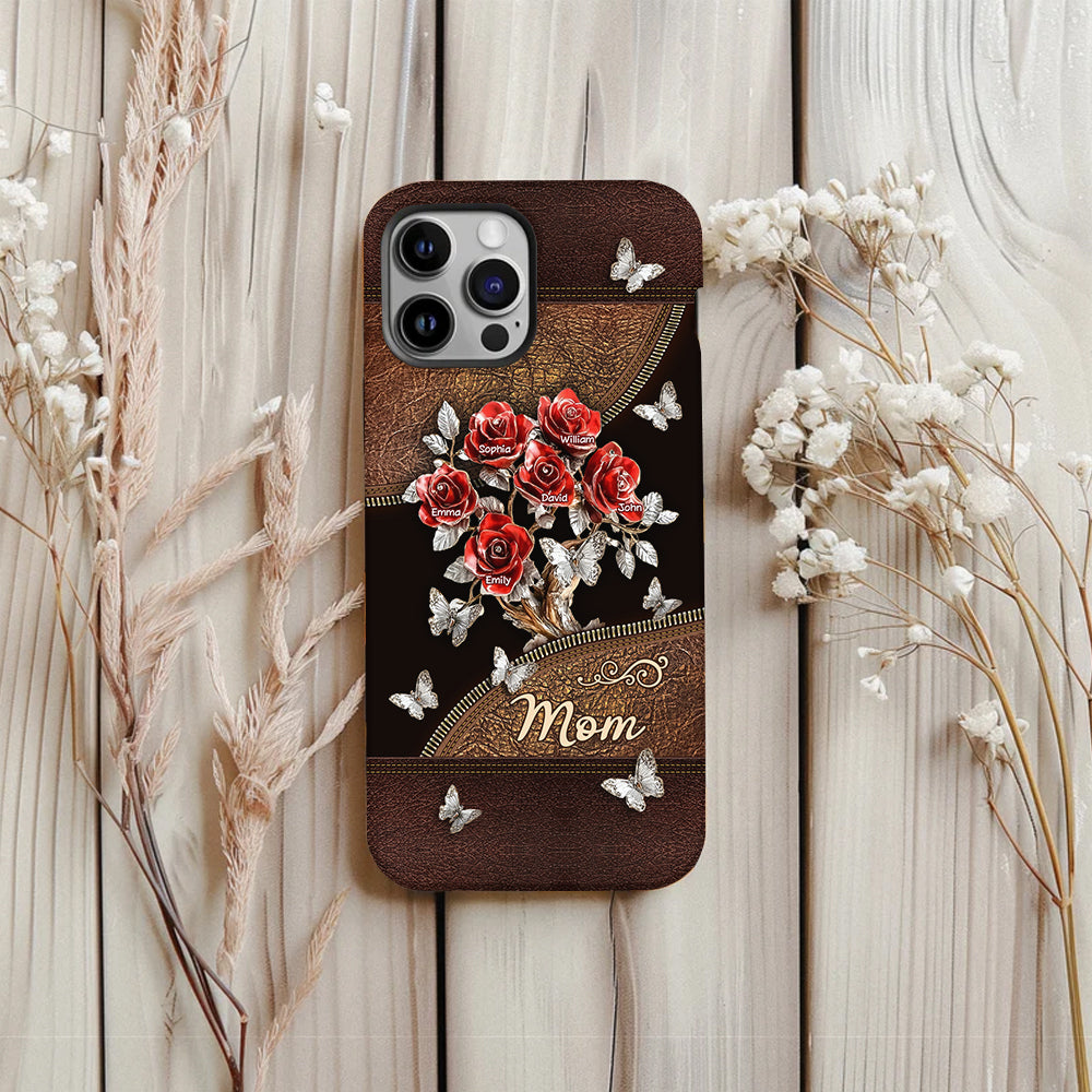 Beautiful Roses Gift For Mom, Grandma,... - Personalized Mother Full Print Phone Case