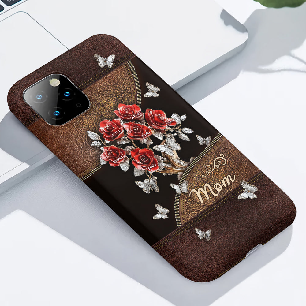 Beautiful Roses Gift For Mom, Grandma,... - Personalized Mother Full Print Phone Case
