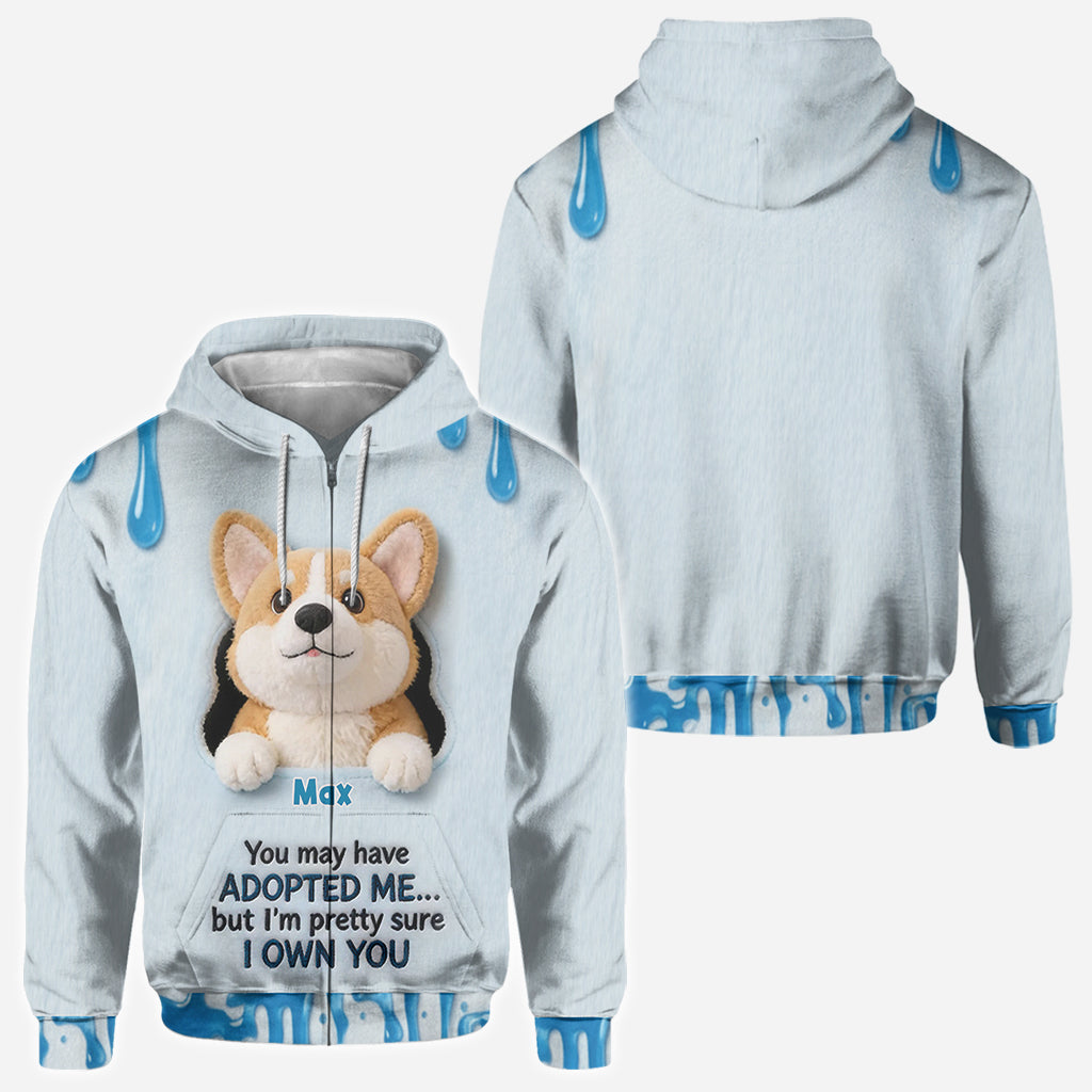 You May Have Adopted - Personalized Dog All Over Shirt