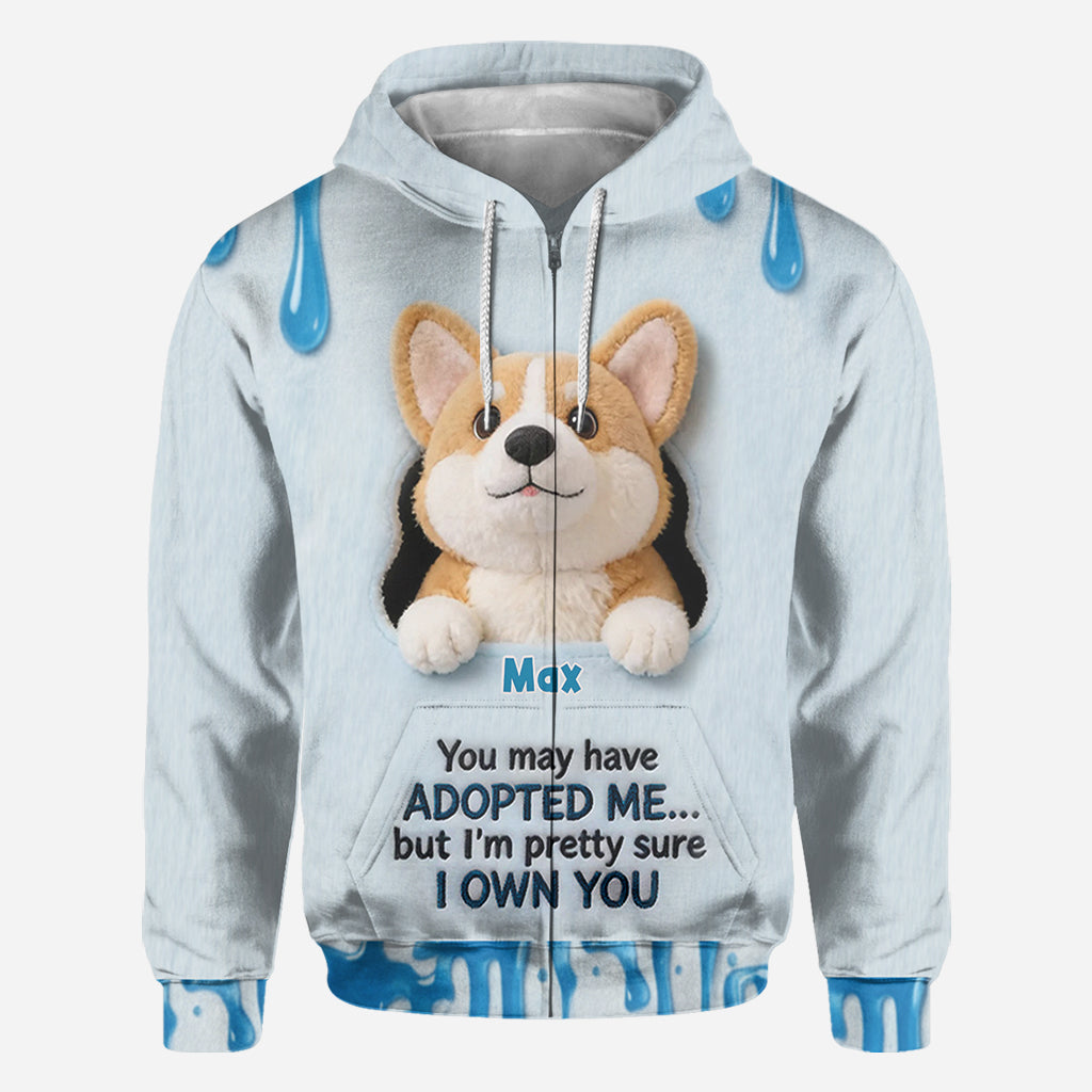 You May Have Adopted - Personalized Dog All Over Shirt