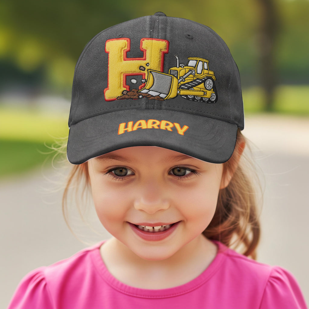 Alphabet Construction Vehicles - Personalized Kid Classic Cap