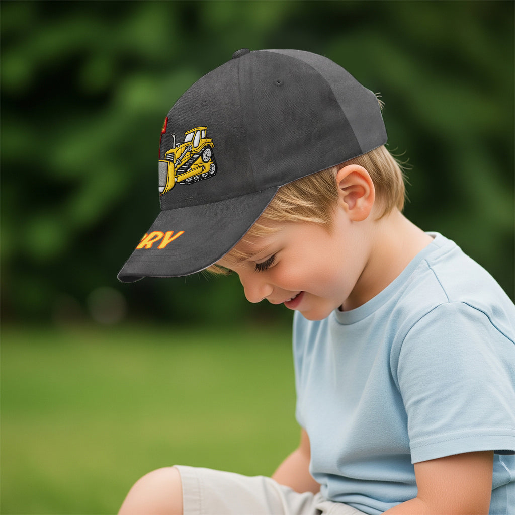 Alphabet Construction Vehicles - Personalized Kid Classic Cap
