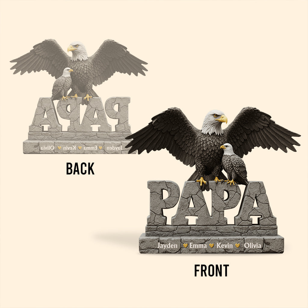 Best Dad Ever - Personalized Father Custom Shaped Acrylic Plaque