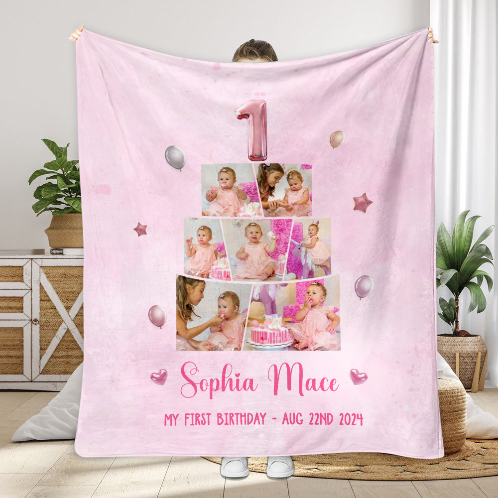 Happy Birthday - Personalized Birthday Blanket