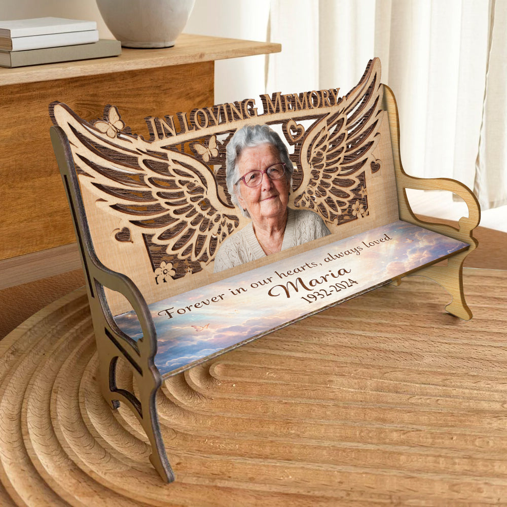 Memorial Bench - Personalized Memorial Wooden Bench