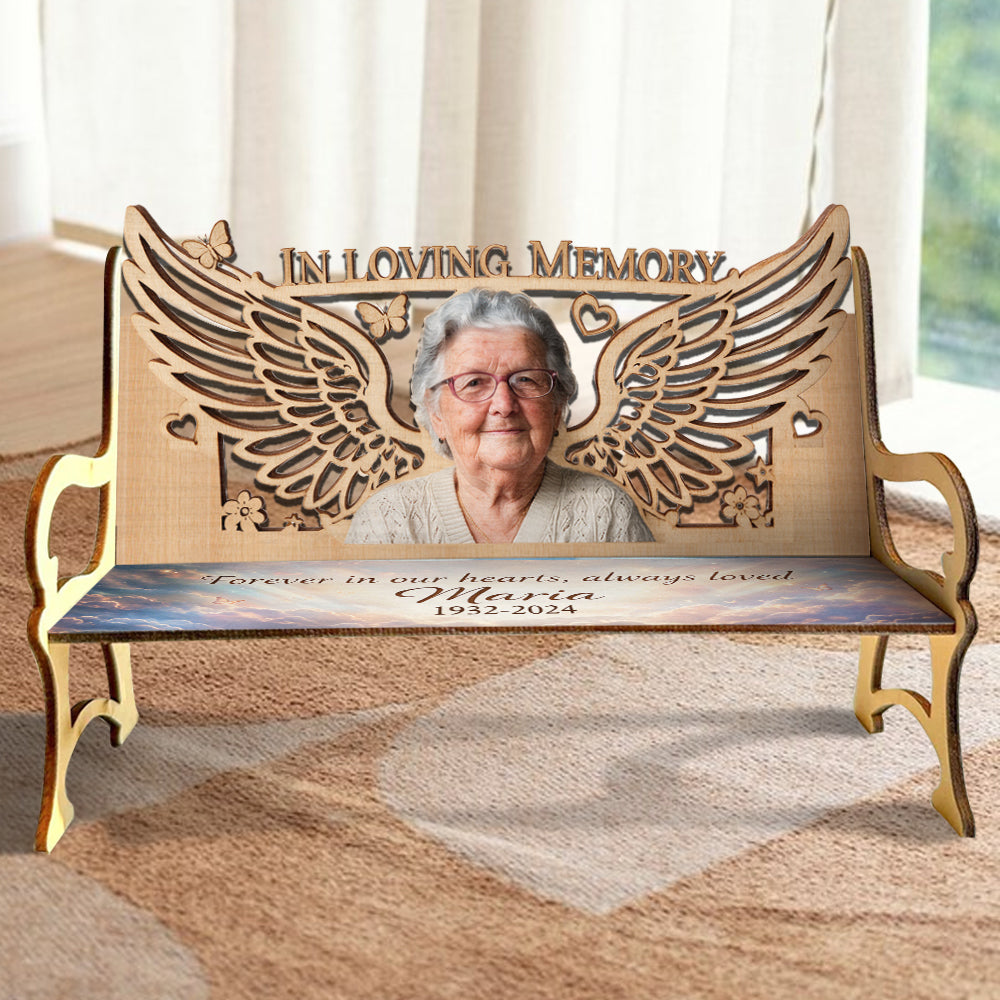 Memorial Bench - Personalized Memorial Wooden Bench