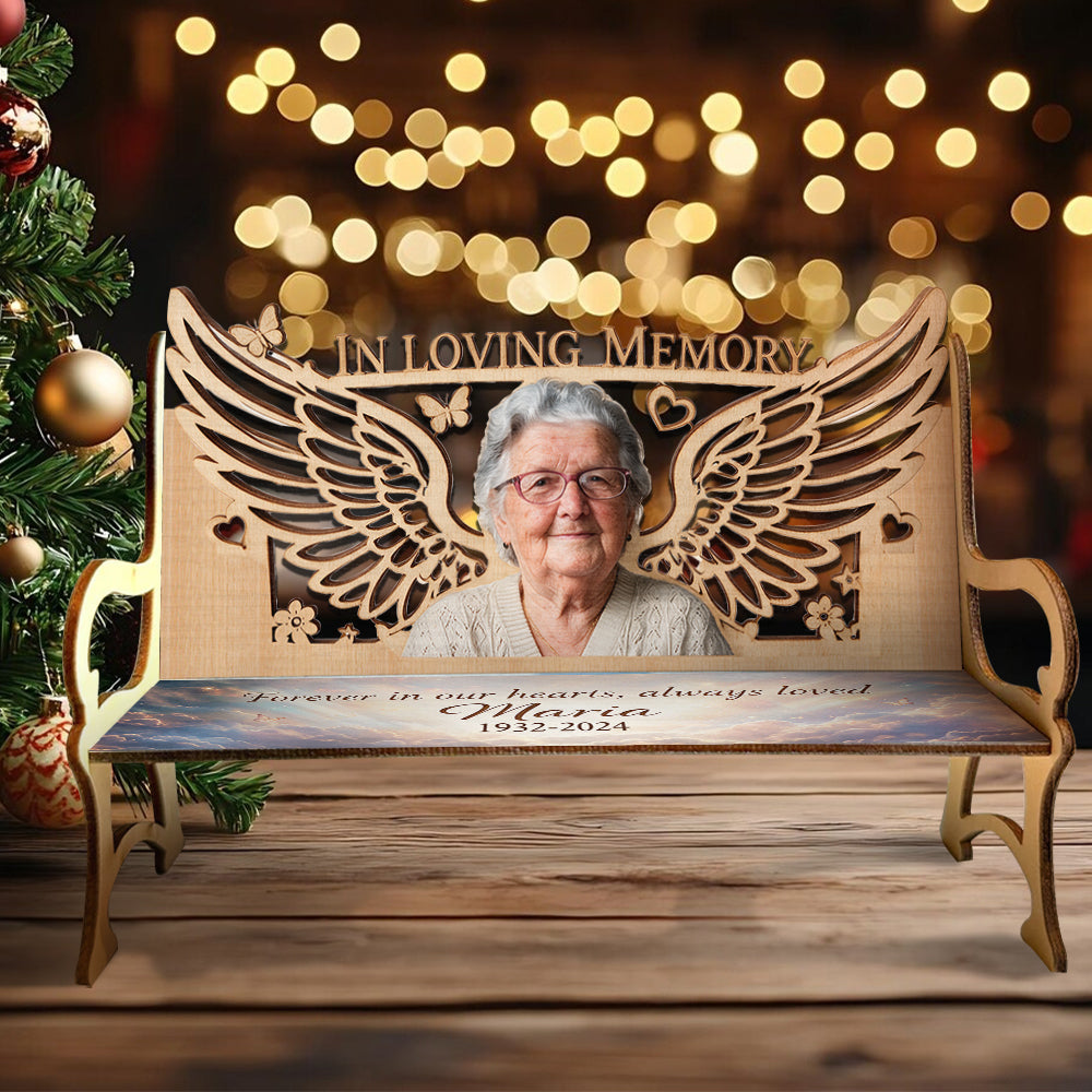 Memorial Bench - Personalized Memorial Wooden Bench
