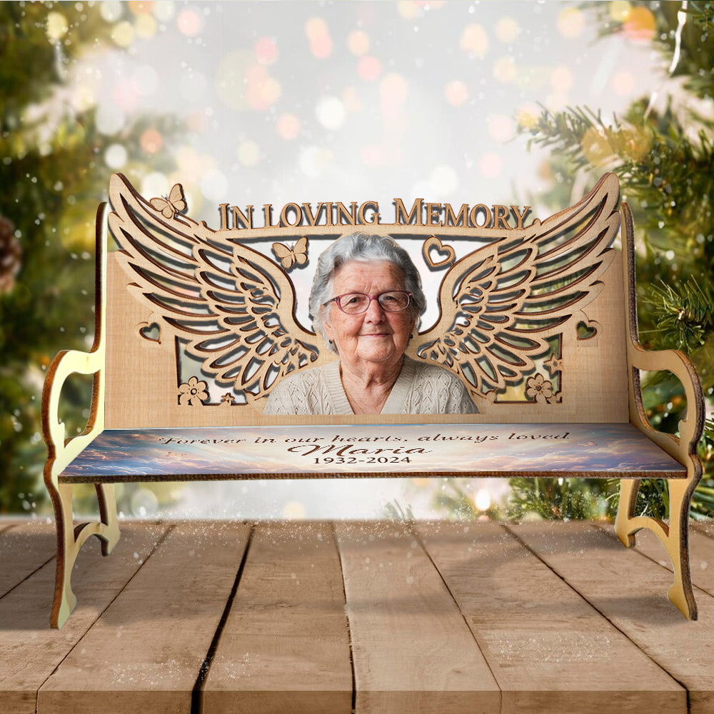 Memorial Bench - Personalized Memorial Wooden Bench