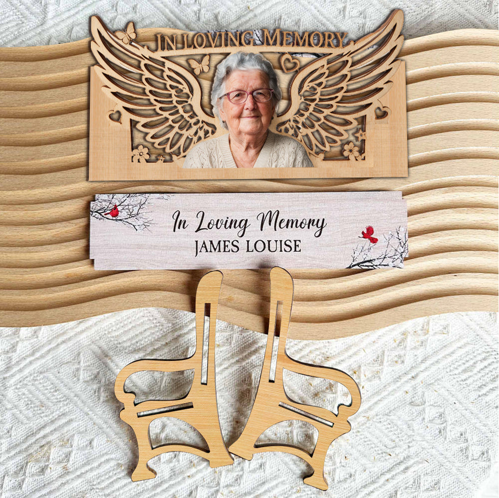 Memorial Bench - Personalized Memorial Wooden Bench