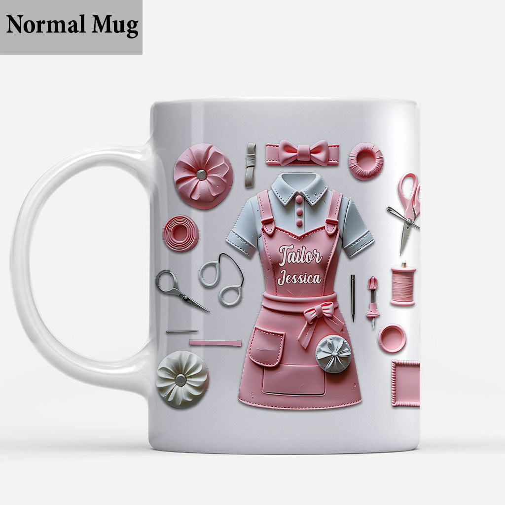 Just A Girl Who Loves Sewing - Personalized Sewing Mug