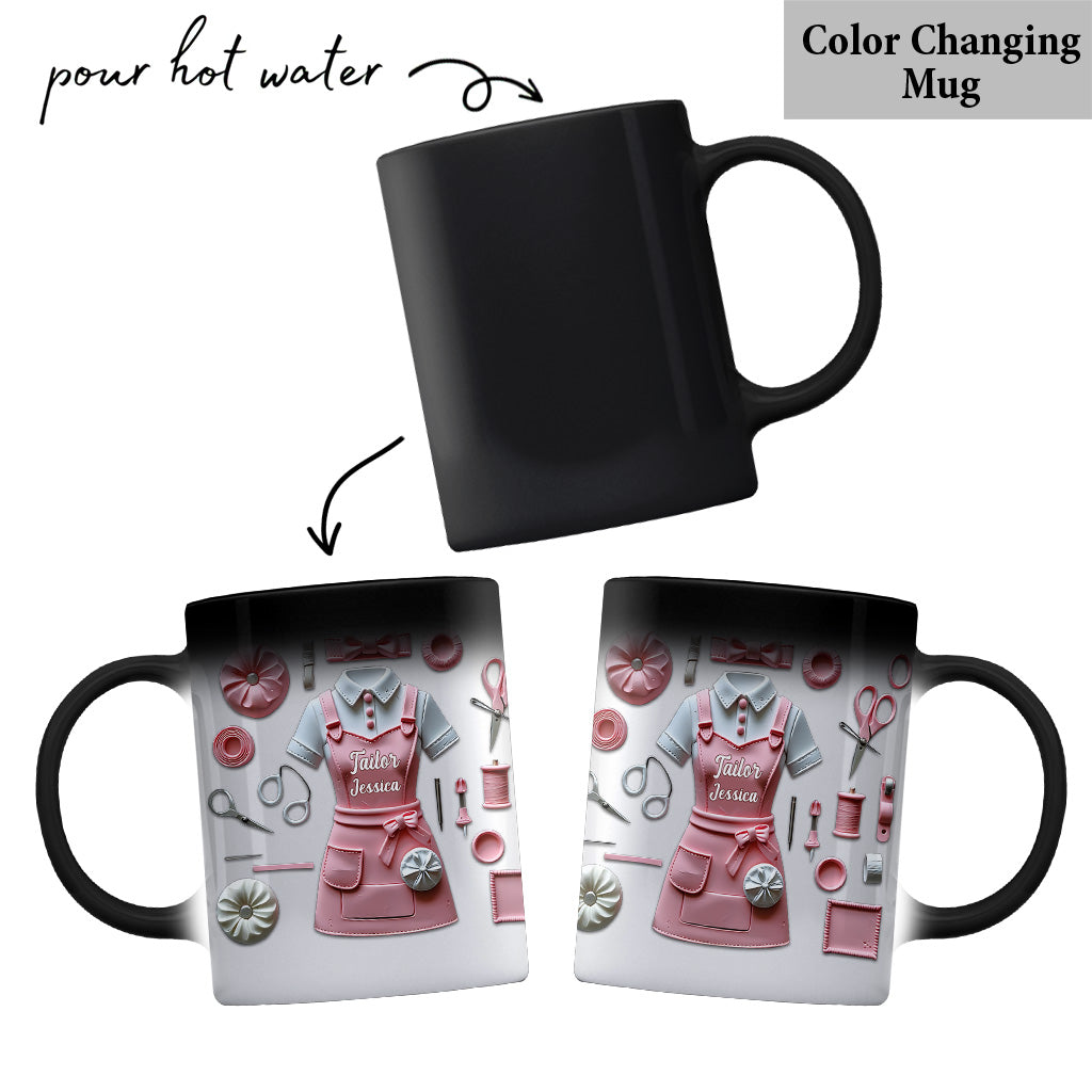 Just A Girl Who Loves Sewing - Personalized Sewing Mug