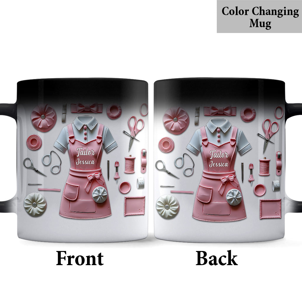 Just A Girl Who Loves Sewing - Personalized Sewing Mug