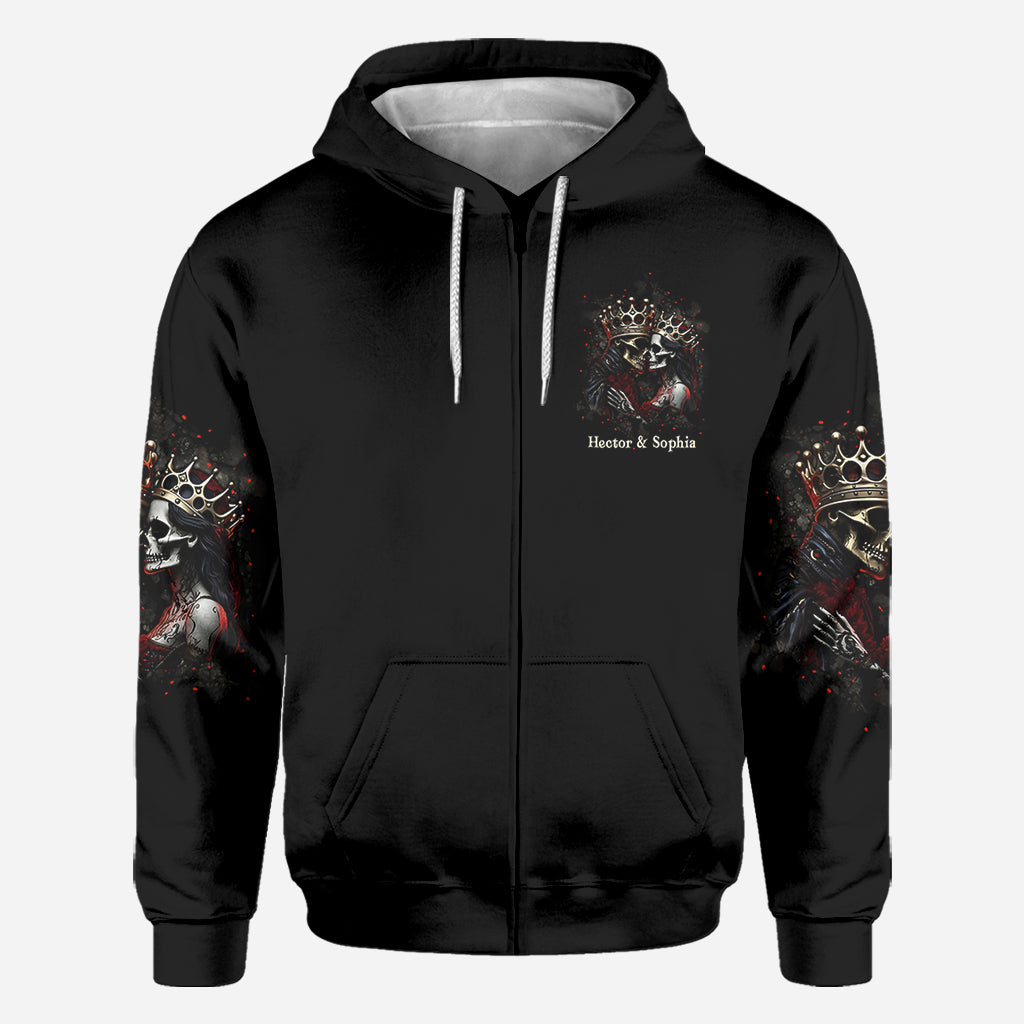 Til Death Do Us Part - Personalized Couple All Over Shirt