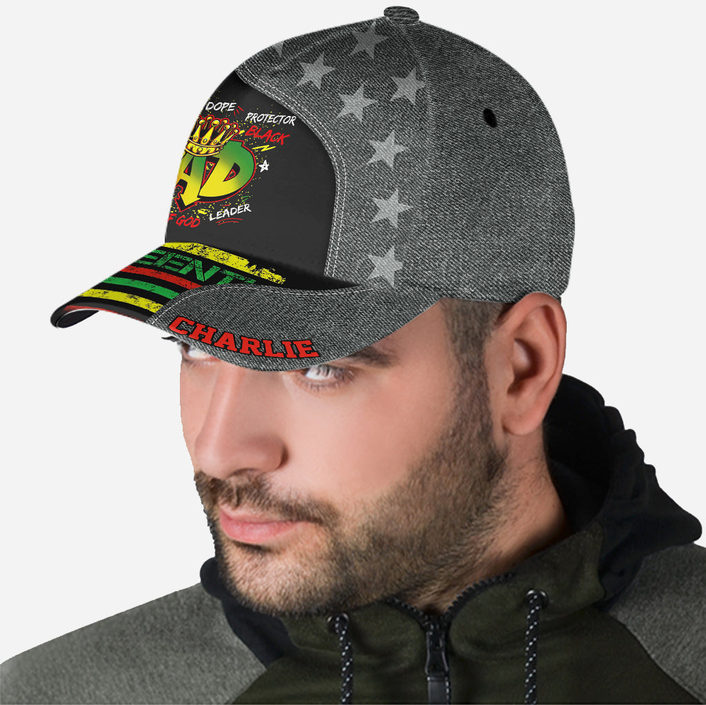 Juneteenth Dad - Personalized Juneteenth Classic Cap