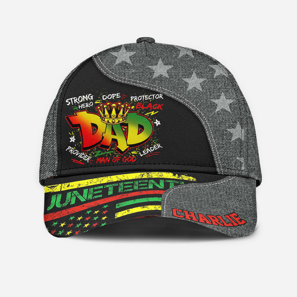 Juneteenth Dad - Personalized Juneteenth Classic Cap