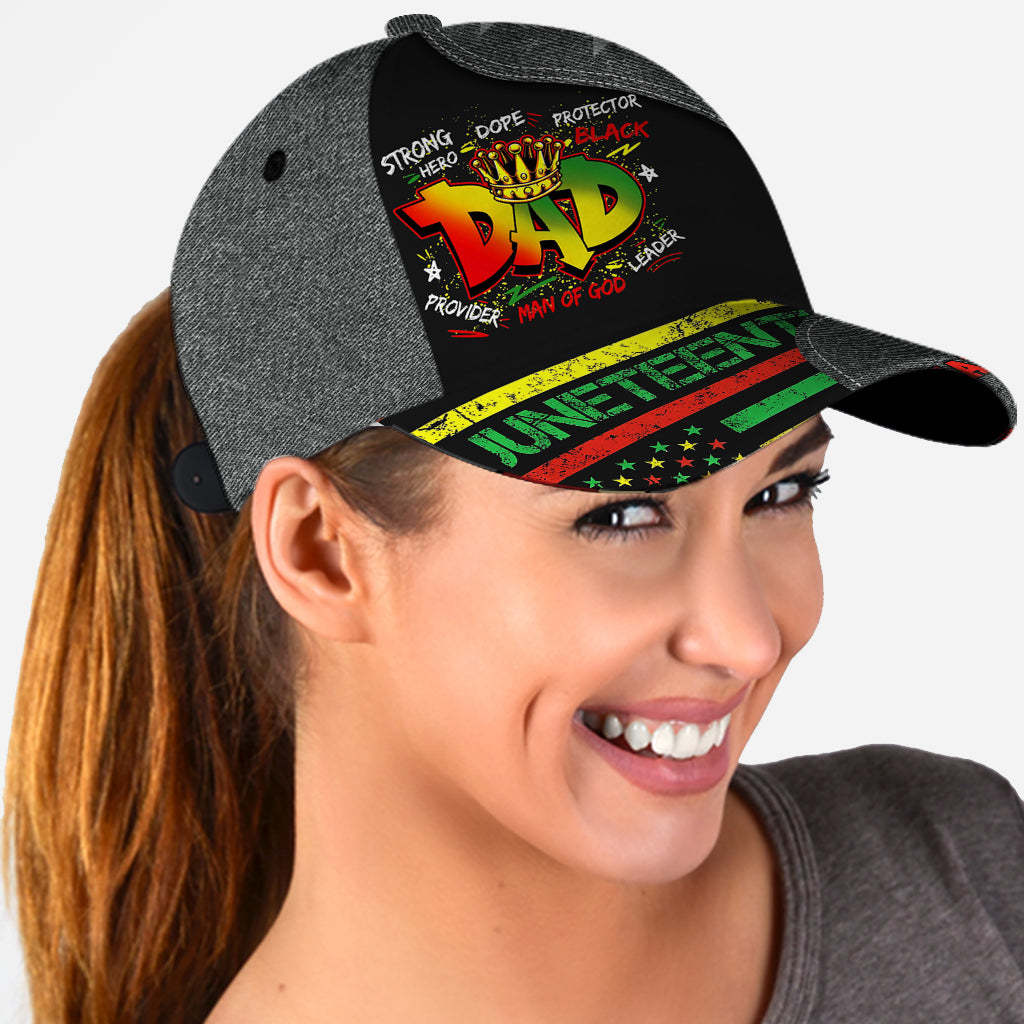 Juneteenth Dad - Personalized Juneteenth Classic Cap