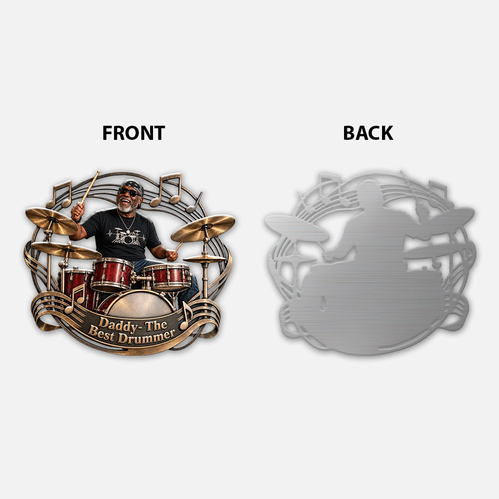 Drumer Gift - Personalized Drummer 3D Printed Cut Metal Sign