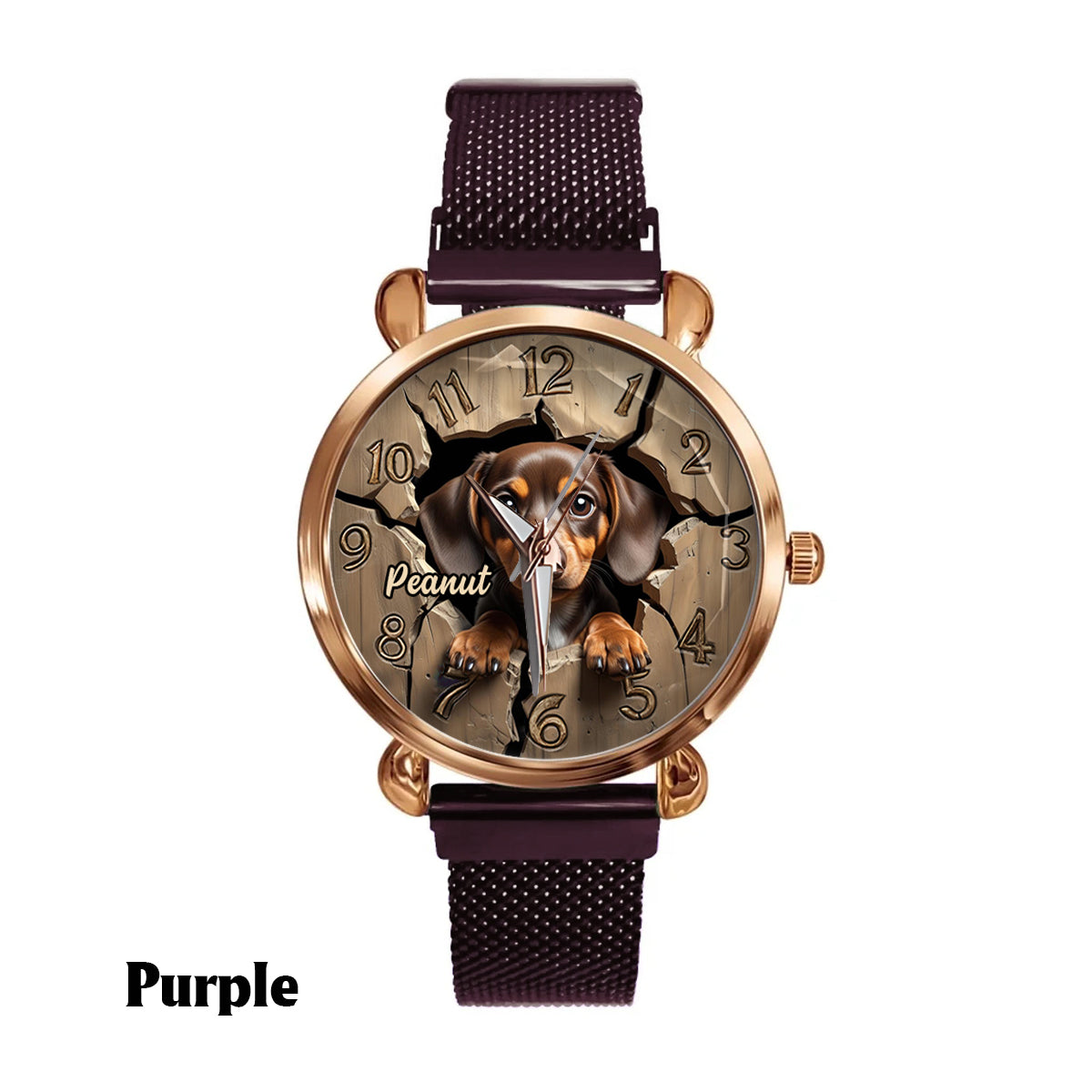 Dachshund Lover - Personalized Dog Women Hand Watch