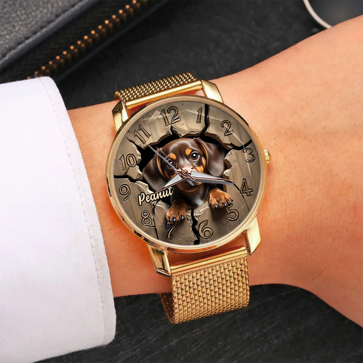 Dachshund Lover - Personalized Dog Women Hand Watch