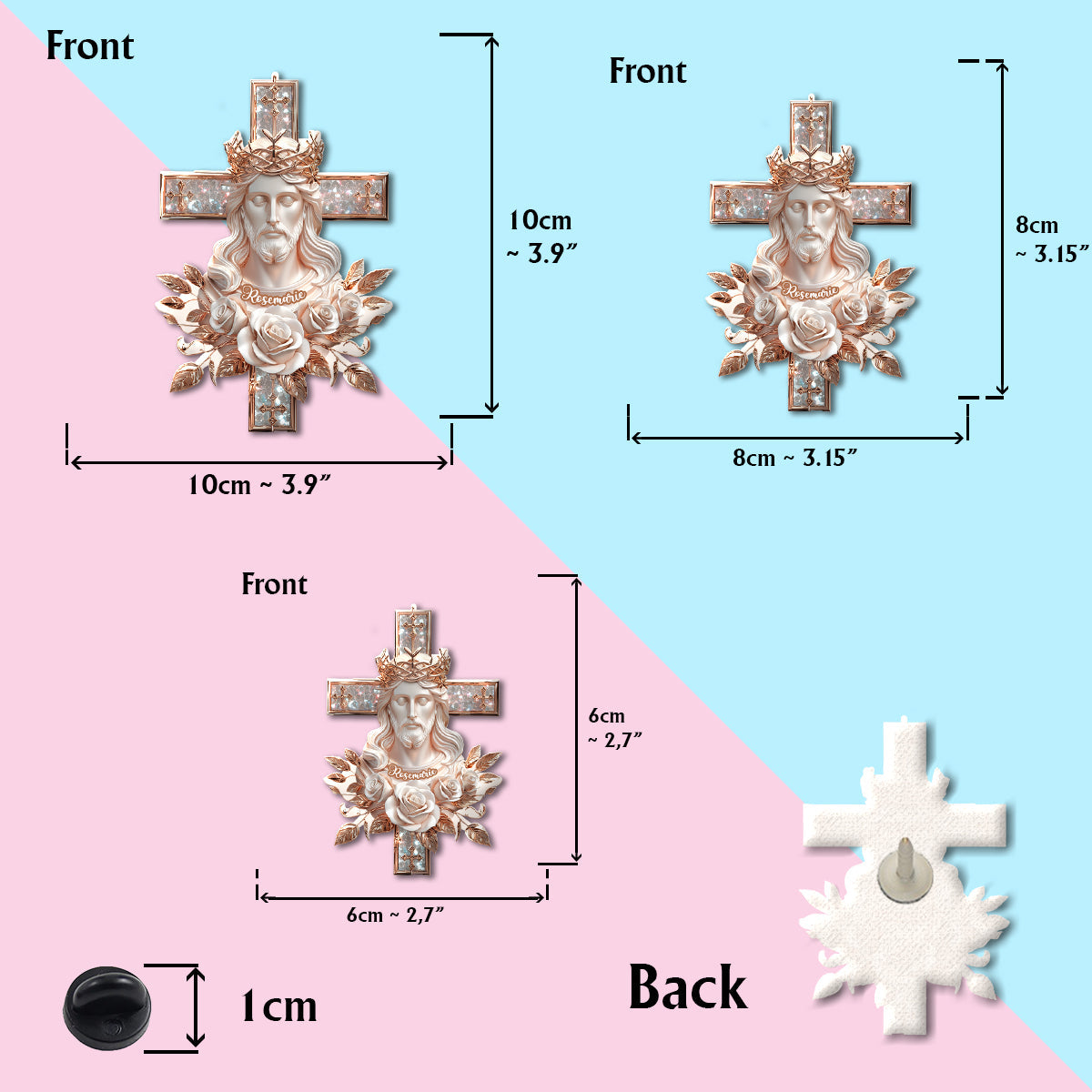 Believe - Personalized Christian Pin