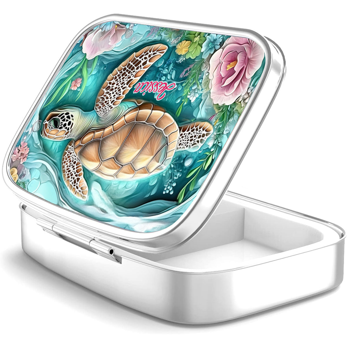 Turtle Lover - Personalized Turtle Pill Organizer