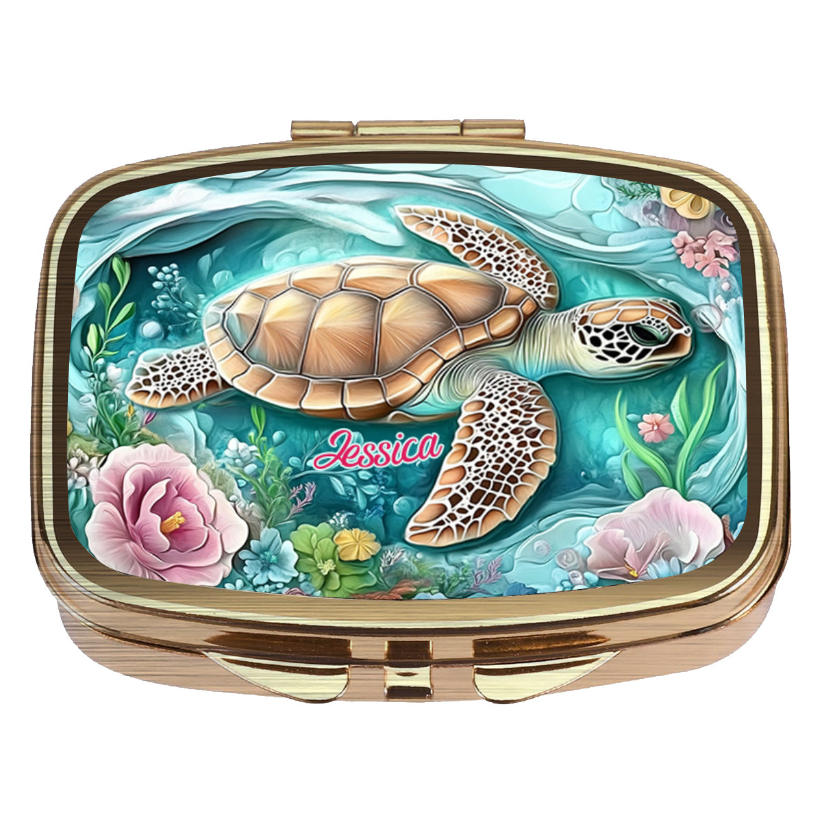 Turtle Lover - Personalized Turtle Pill Organizer