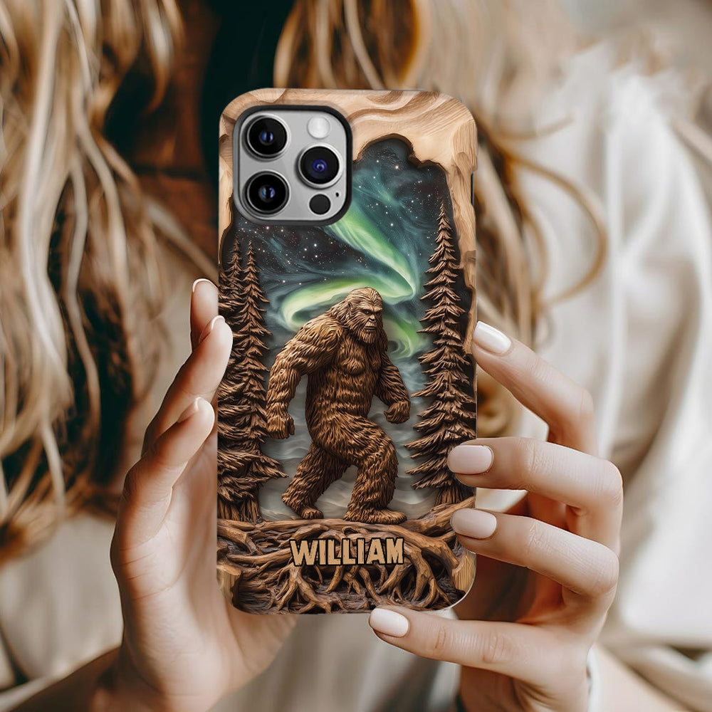 Into The Forest I Go - Personalized Hiking Full Print Phone Case