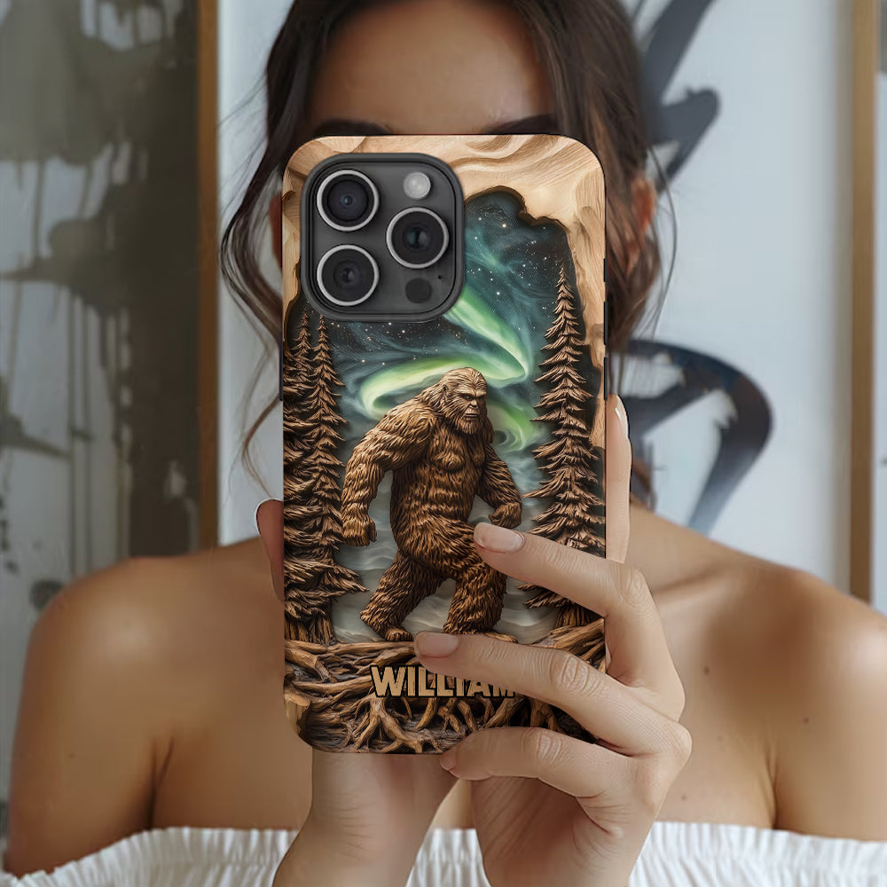 Into The Forest I Go - Personalized Hiking Full Print Phone Case