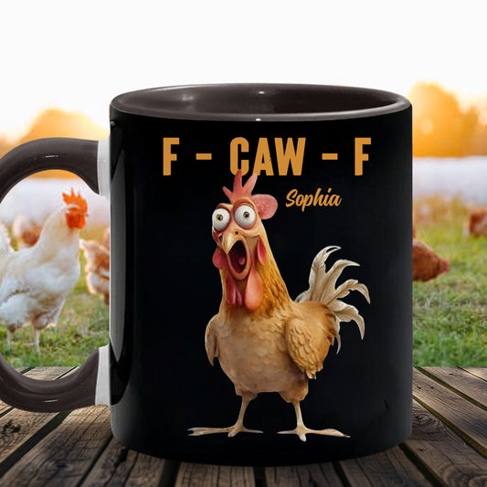 F-Claw - Personalized Chicken Accent Mug
