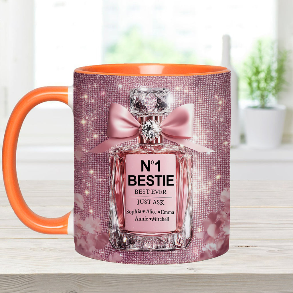 N01 Besties - Personalized Bestie Accent Mug