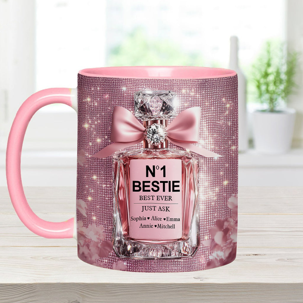 N01 Besties - Personalized Bestie Accent Mug