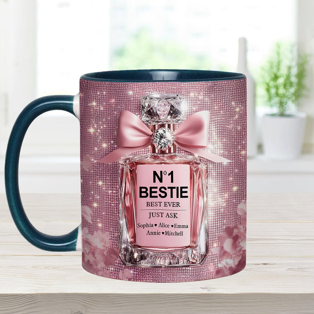 N01 Besties - Personalized Bestie Accent Mug