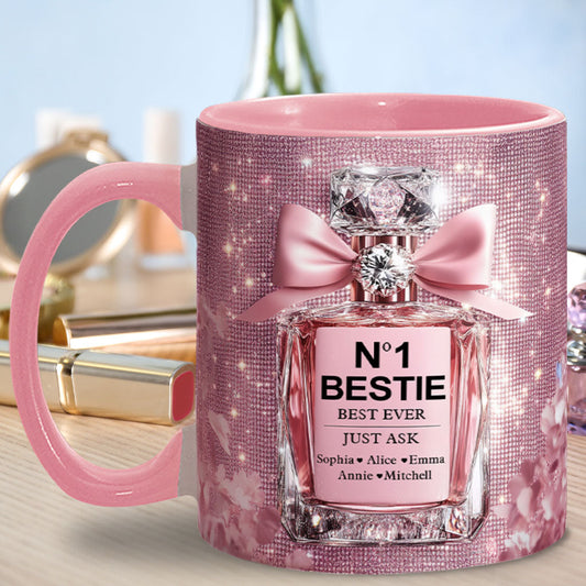 N01 Besties - Personalized Bestie Accent Mug