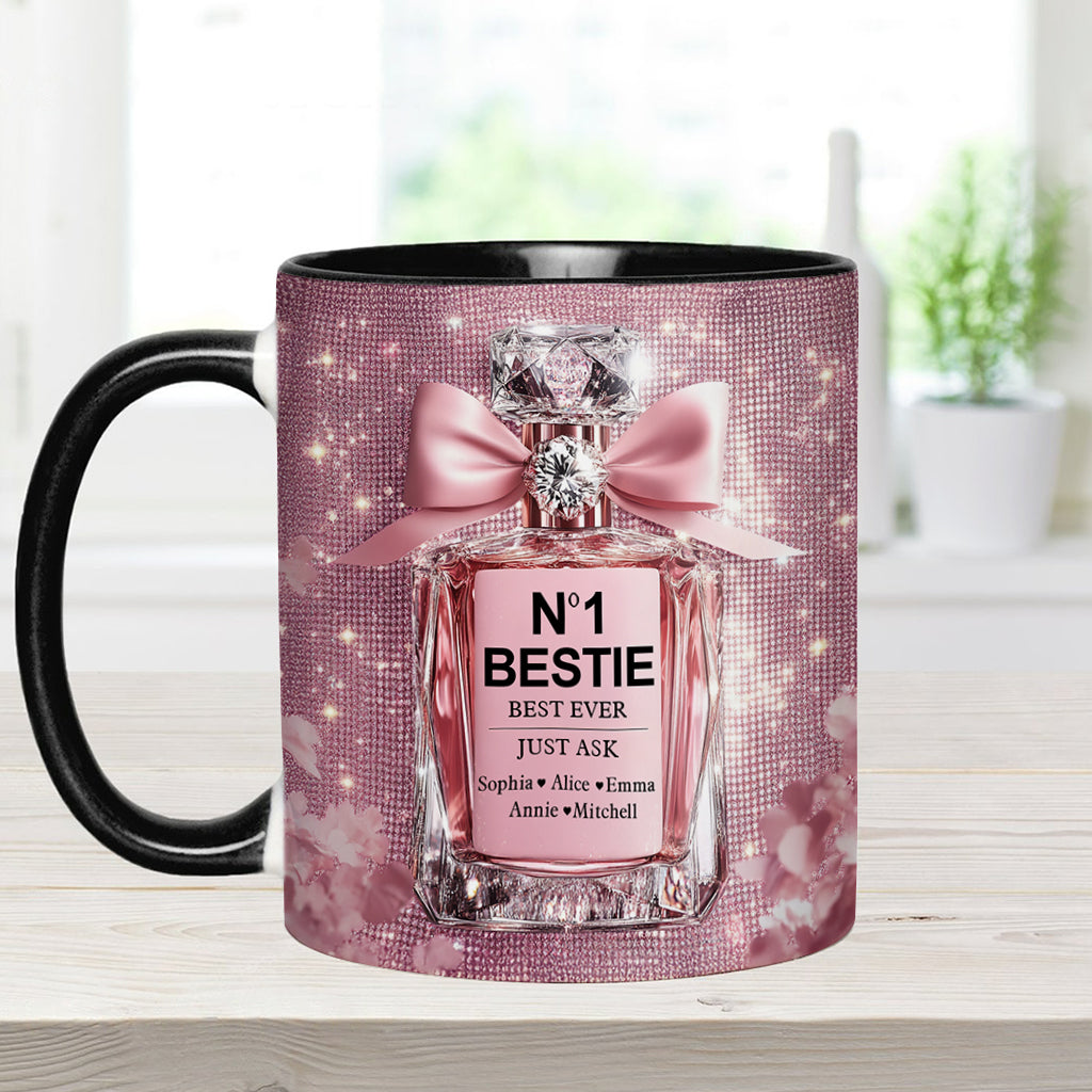 N01 Besties - Personalized Bestie Accent Mug